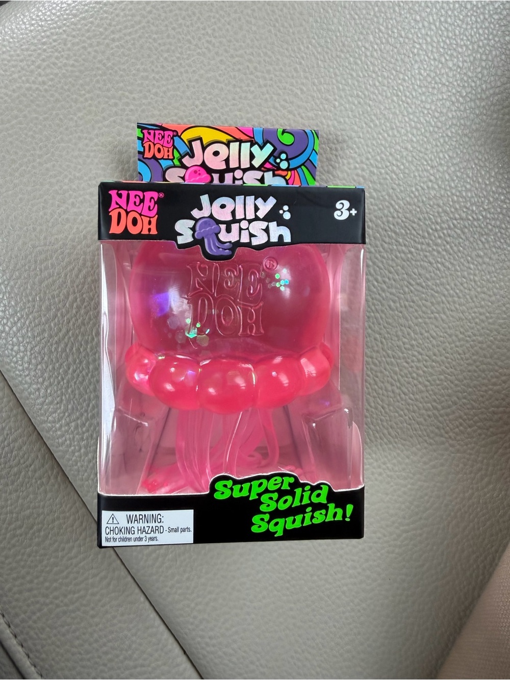 Needoh jelly fish pink brand new
